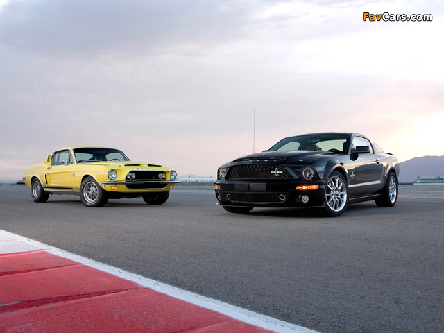 Shelby Mustang GT500KR 1968 & 2008 photos (640 x 480)