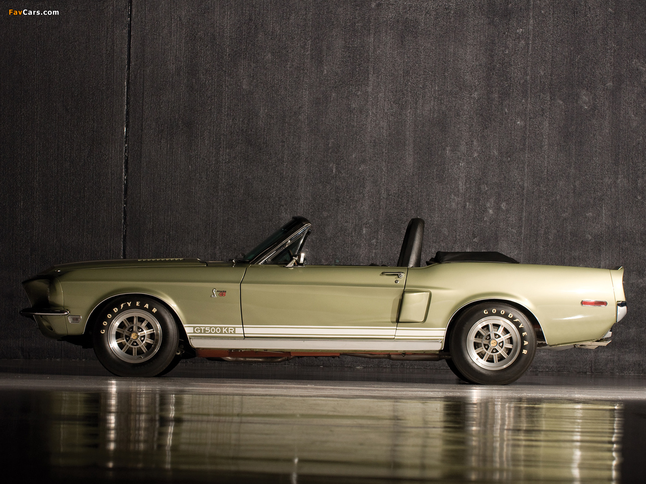 Shelby GT500 KR Convertible 1968 wallpapers (1280 x 960)