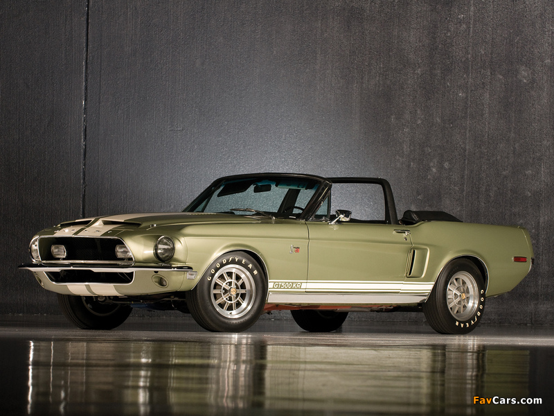 Shelby GT500 KR Convertible 1968 wallpapers (800 x 600)