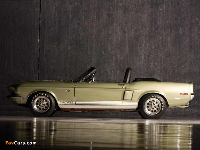 Shelby GT500 KR Convertible 1968 wallpapers (640 x 480)