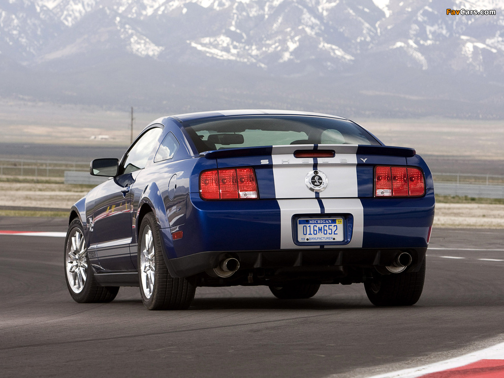 Shelby GT500 KR 40th Anniversary 2008 wallpapers (1024 x 768)