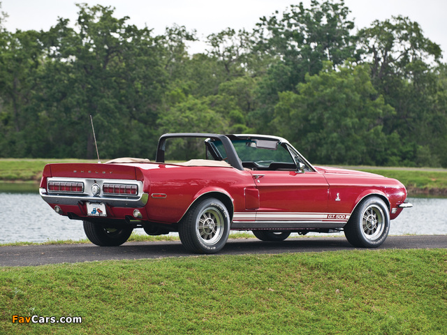 Images of Shelby GT500 Convertible 1968 (640 x 480)