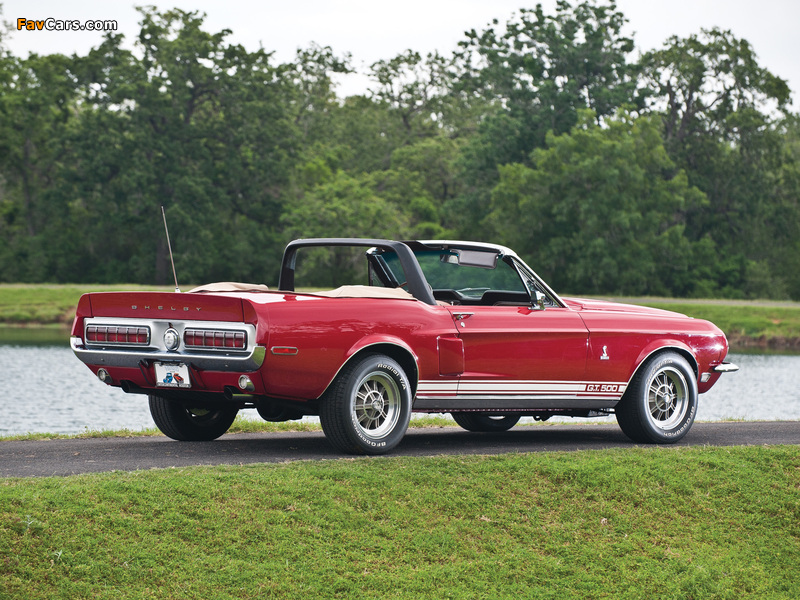 Images of Shelby GT500 Convertible 1968 (800 x 600)