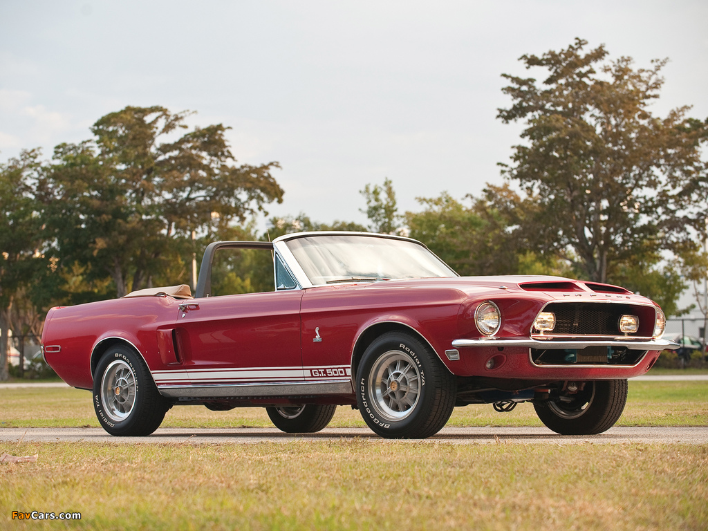 Images of Shelby GT500 Convertible 1968 (1024 x 768)