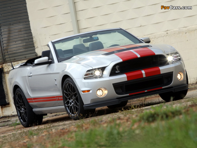 Images of Shelby GT500 SVT Convertible 2012 (640 x 480)