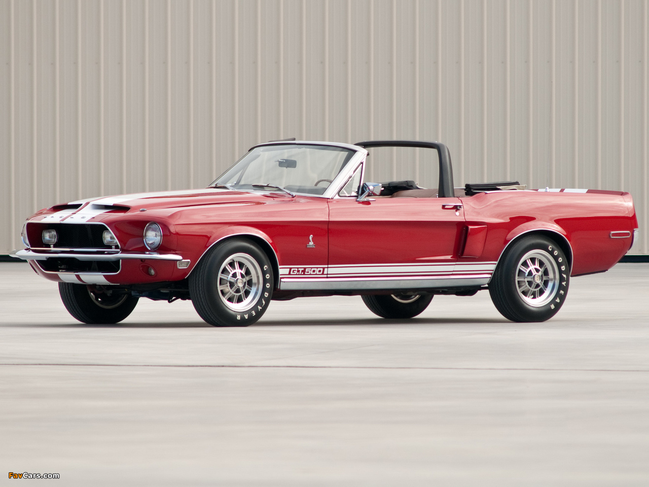 Photos of Shelby GT500 Convertible 1968 (1280 x 960)