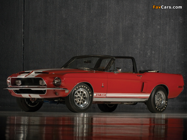 Photos of Shelby GT500 Convertible 1968 (640 x 480)