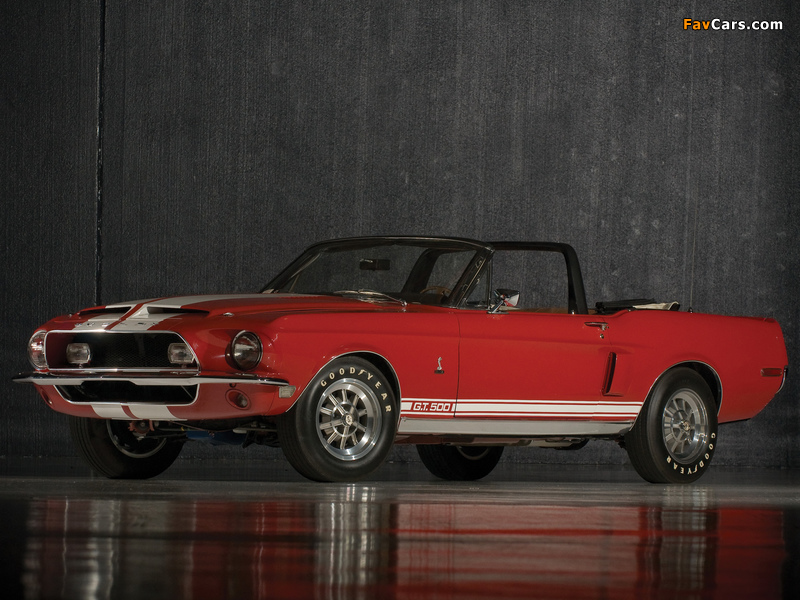Photos of Shelby GT500 Convertible 1968 (800 x 600)