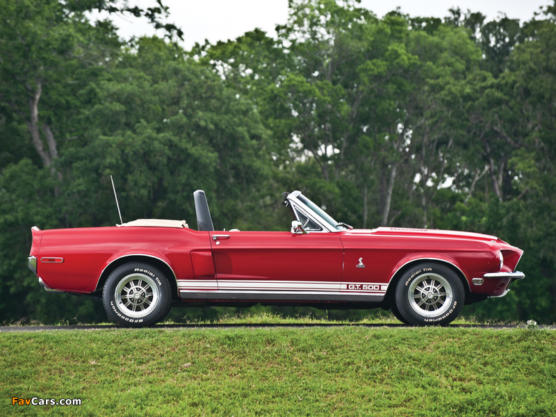 Pictures of Shelby GT500 Convertible 1968 (800 x 600)