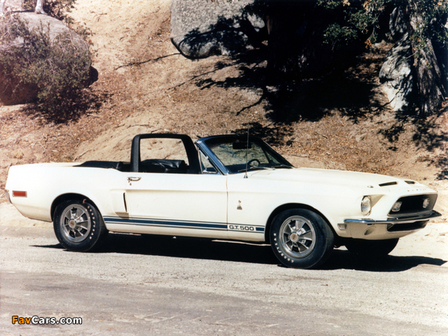 Pictures of Shelby GT500 Convertible 1968 (640 x 480)