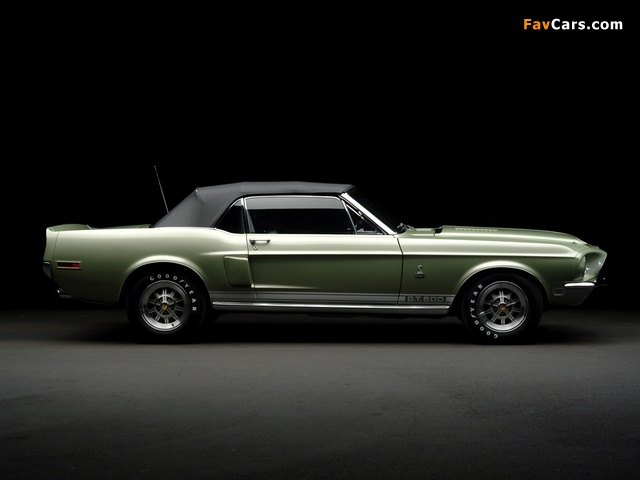 Shelby GT500 Convertible 1968 pictures (640 x 480)
