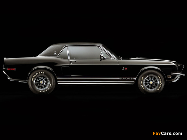 Shelby EXP500 CSS Black Hornet 1968 wallpapers (640 x 480)