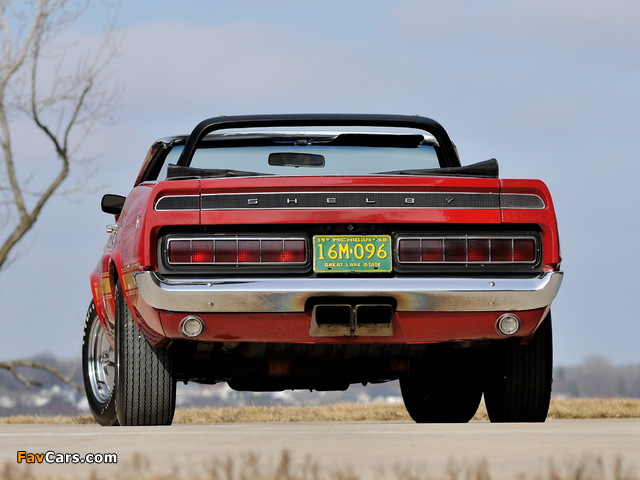 Shelby GT500 Convertible 1969 wallpapers (640 x 480)