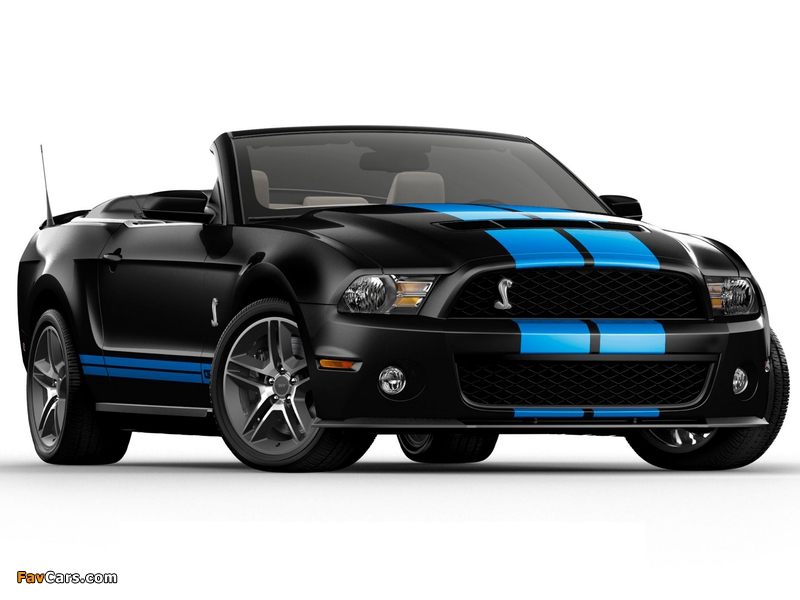 Shelby GT500 Convertible SVT 2009–10 photos (800 x 600)