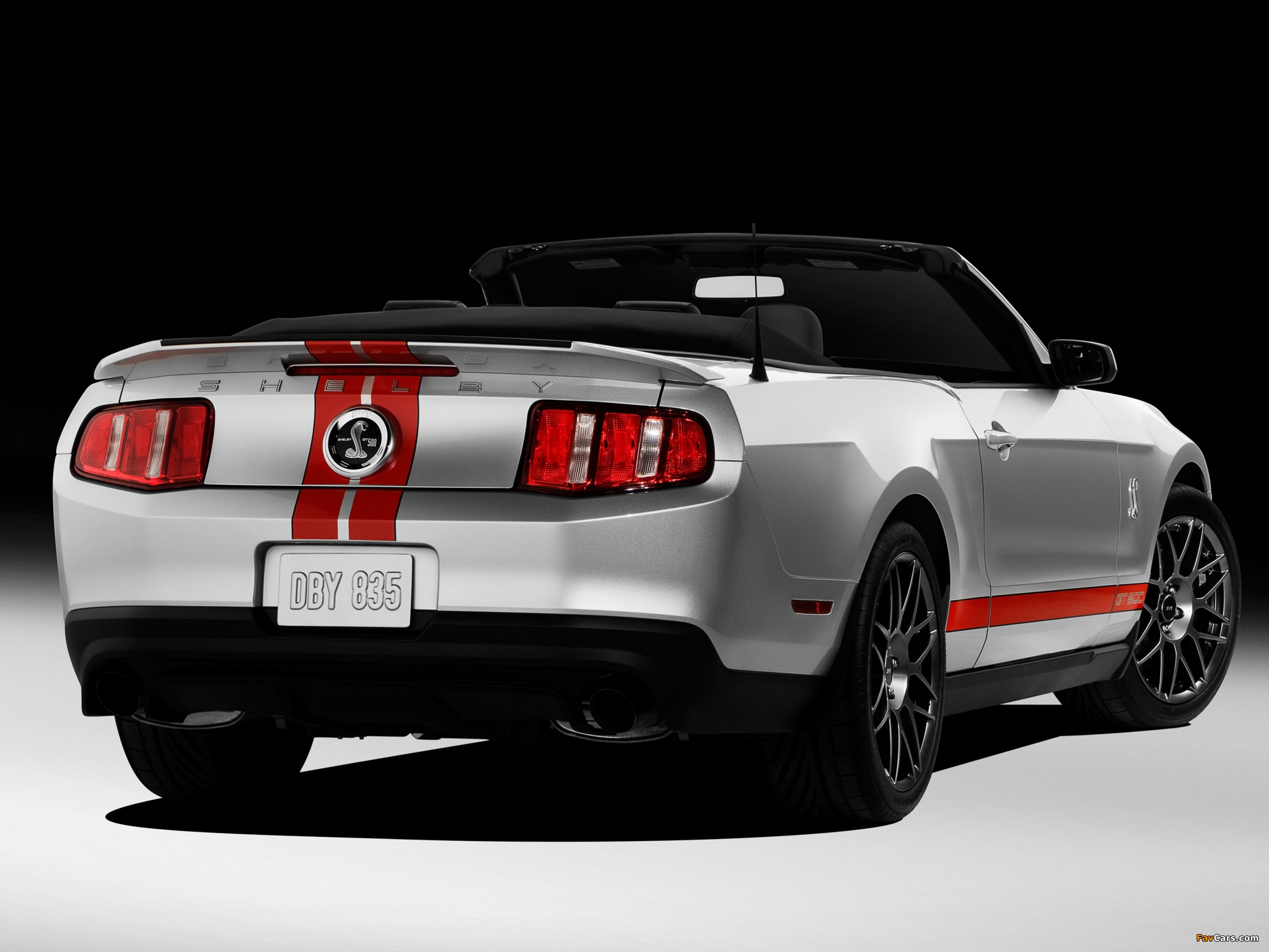 Shelby GT500 SVT Convertible 2010–11 pictures (2048 x 1536)