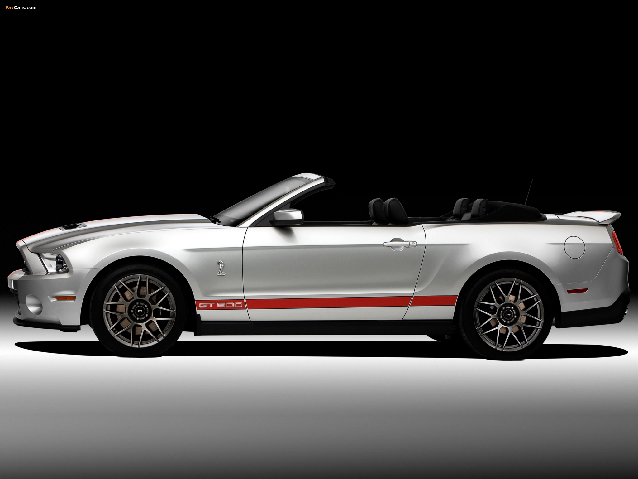 Shelby GT500 SVT Convertible 2010–11 wallpapers (2048 x 1536)