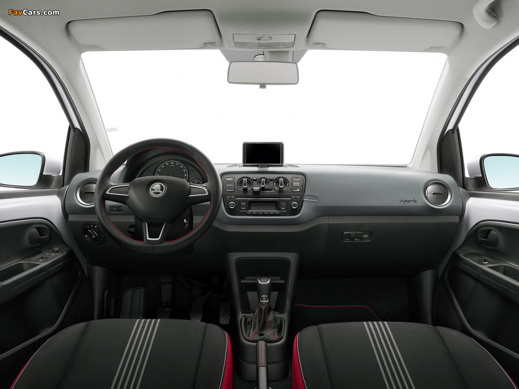 Škoda Citigo Sport 5-door 2013–14 wallpapers (1024 x 768)