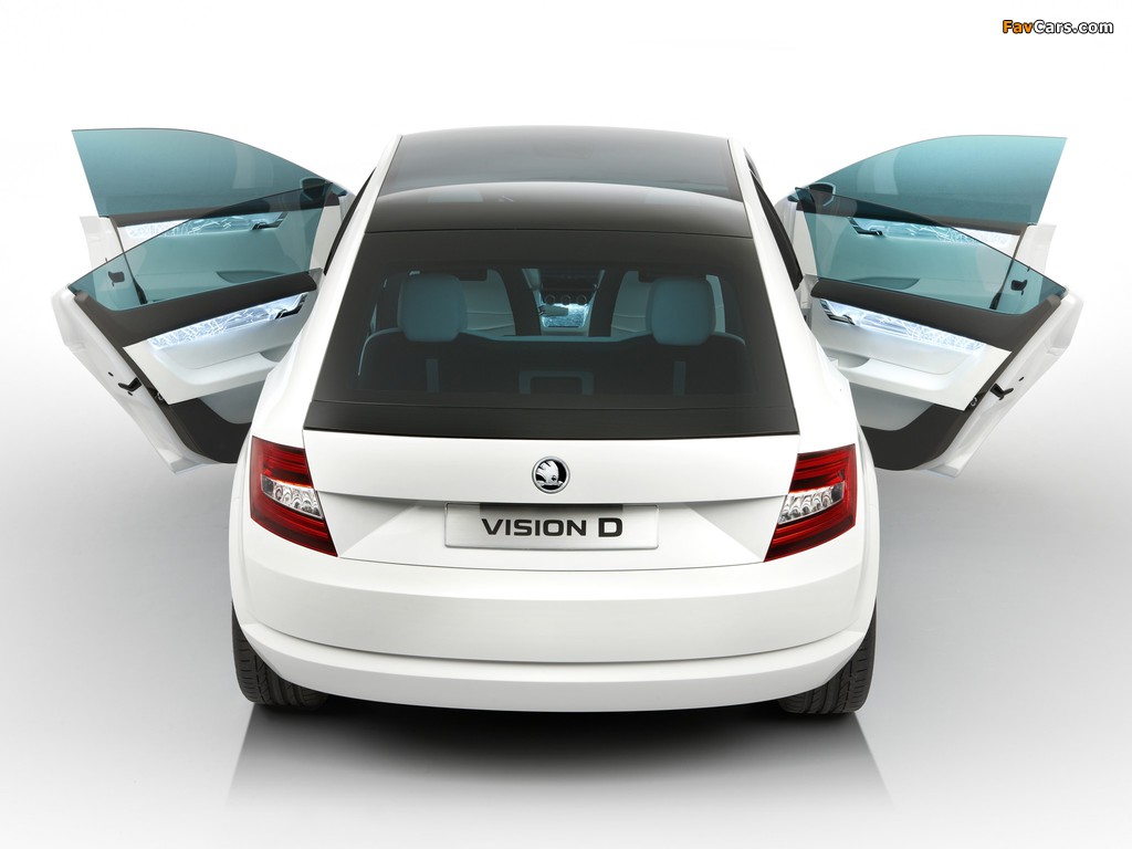 Škoda VisionD Concept 2011 wallpapers (1024 x 768)