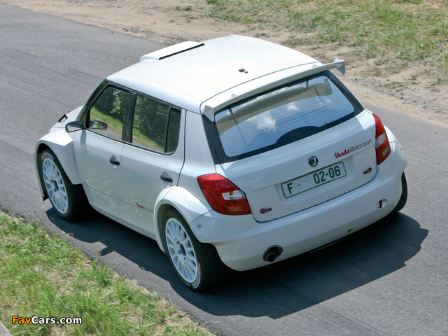 Škoda Fabia Super 2000 Prototype (5J) 2008 wallpapers (640 x 480)