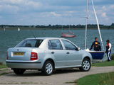 Images of Škoda Fabia Sedan UK-spec (6Y) 2001–05