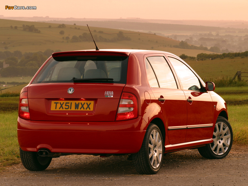 Images of Škoda Fabia vRS (6Y) 2005–07 (800 x 600)