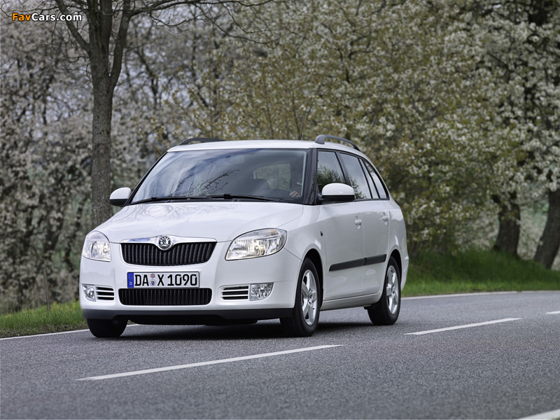 Images of Škoda Fabia GreenLine Combi (5J) 2008–10 (800 x 600)