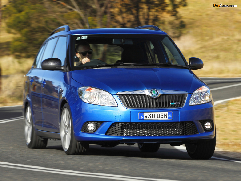 Images of Škoda Fabia RS Wagon (5J) 2010 (1024 x 768)