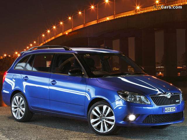 Images of Škoda Fabia RS Wagon (5J) 2010 (640 x 480)