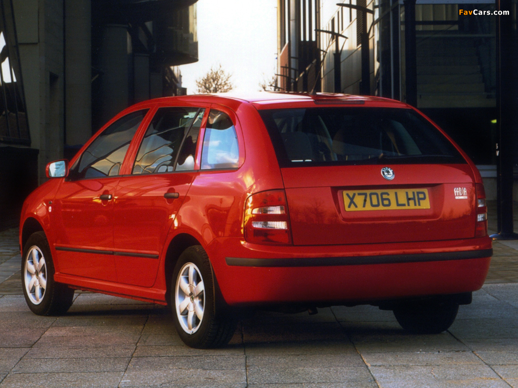 Photos of Škoda Fabia Combi UK-spec (6Y) 2000–05 (1024 x 768)