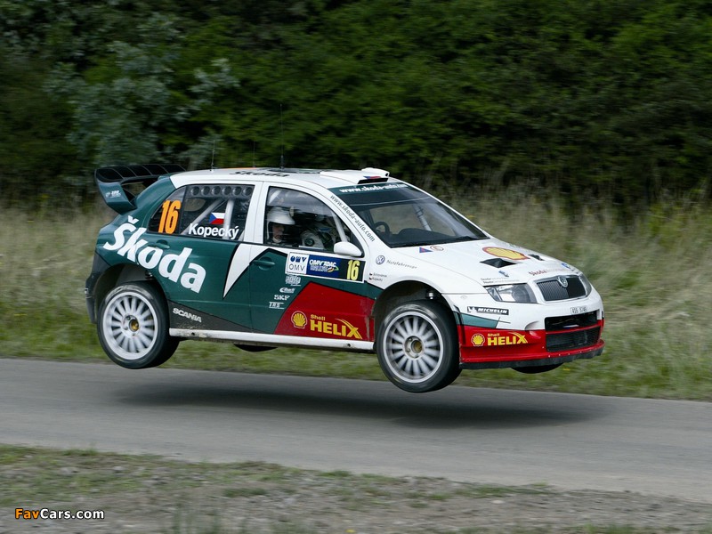 Photos of Škoda Fabia WRC (6Y) 2003–08 (800 x 600)