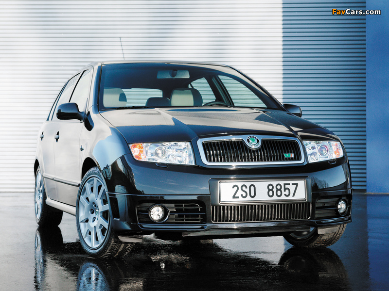 Photos of Škoda Fabia RS (6Y) 2003–05 (800 x 600)