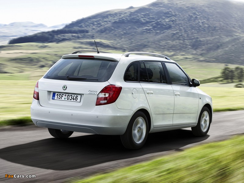 Photos of Škoda Fabia GreenLine Combi (5J) 2008–10 (800 x 600)