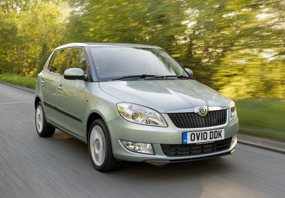 Photos of Škoda Fabia UK-spec (5J) 2010