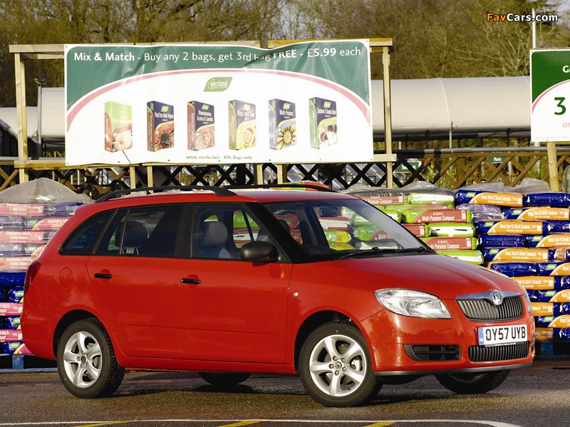 Pictures of Škoda Fabia Combi UK-spec (5J) 2007–10 (800 x 600)