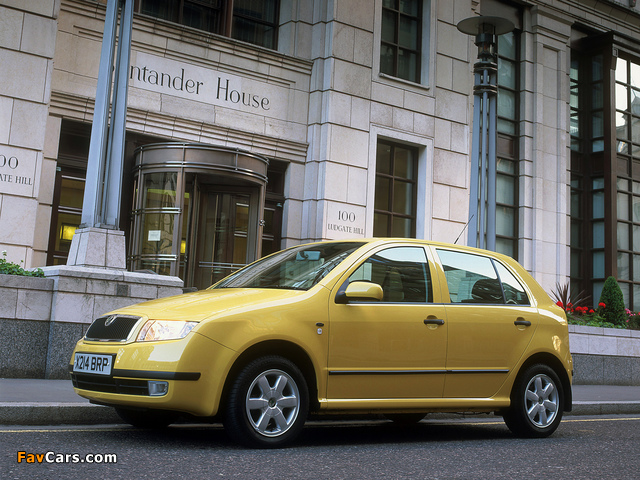 Škoda Fabia UK-spec (6Y) 1999–2005 images (640 x 480)