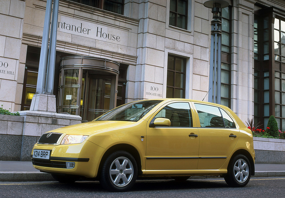Škoda Fabia UK-spec (6Y) 1999–2005 images
