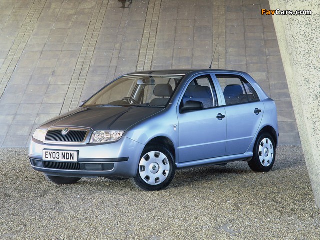 Škoda Fabia UK-spec (6Y) 1999–2005 photos (640 x 480)