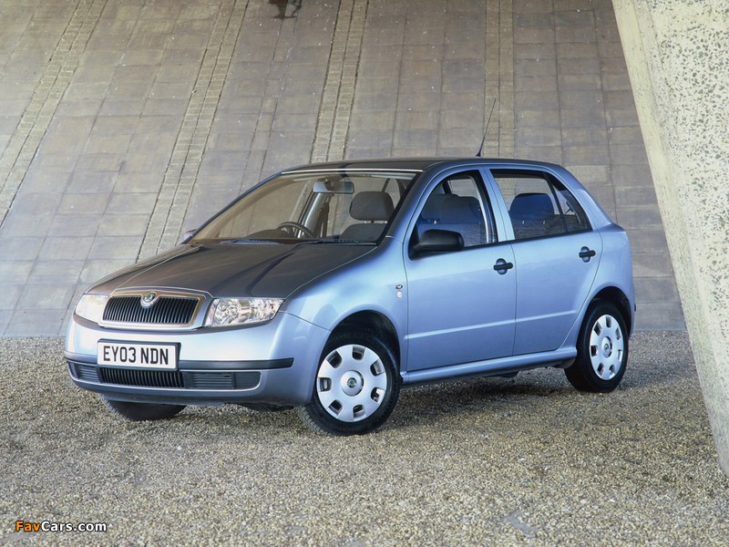 Škoda Fabia UK-spec (6Y) 1999–2005 photos (800 x 600)