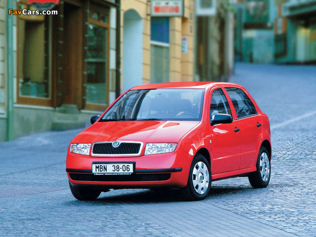 Škoda Fabia (6Y) 1999–2005 wallpapers (640 x 480)