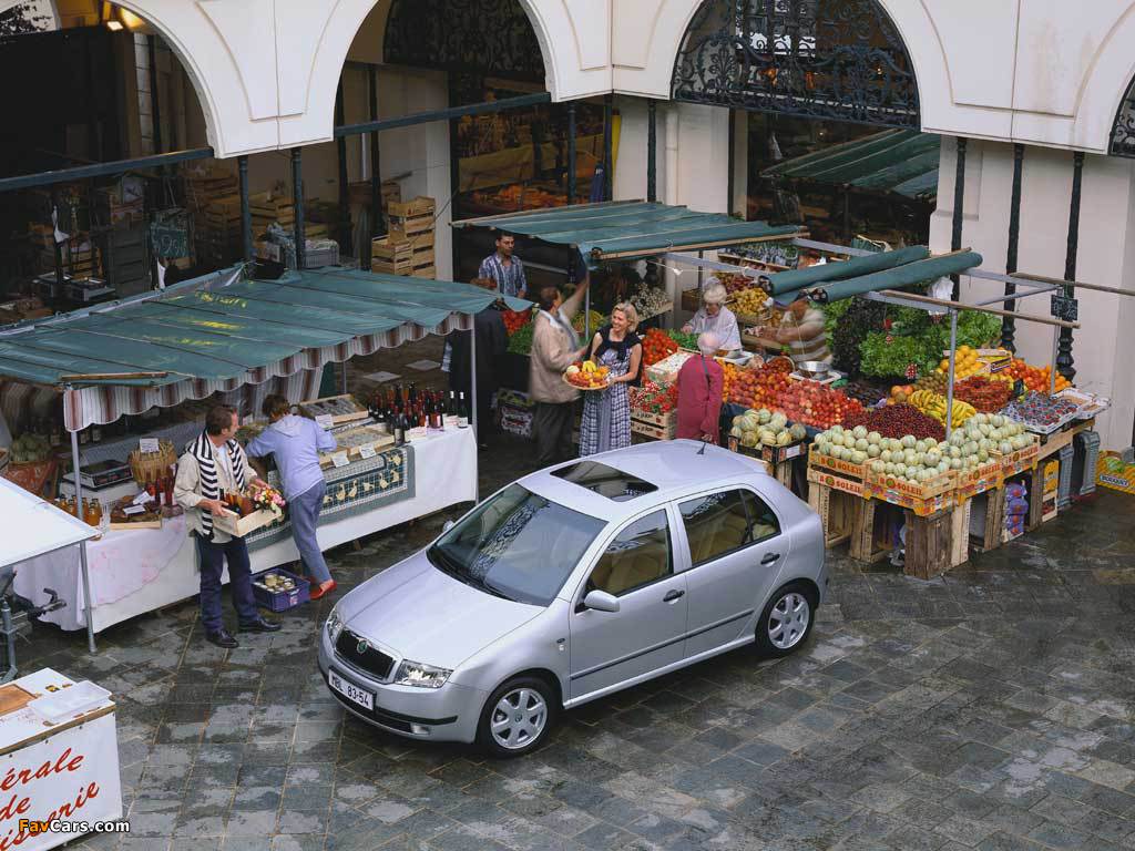 Škoda Fabia (6Y) 1999–2005 wallpapers (1024 x 768)