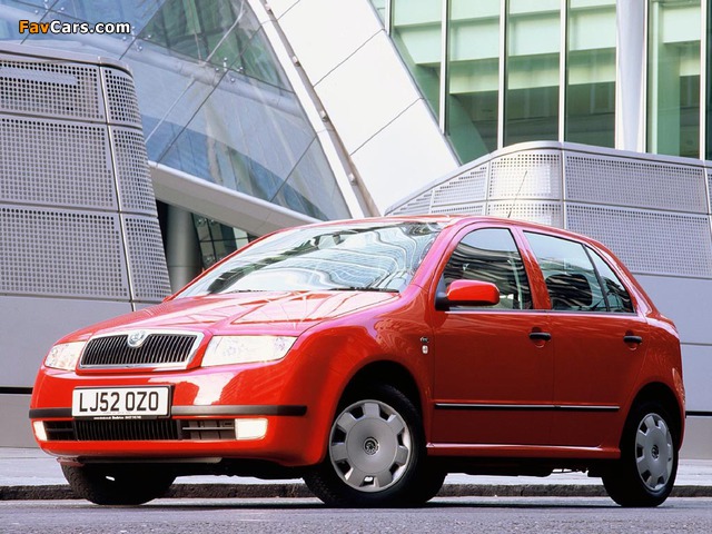Škoda Fabia UK-spec (6Y) 1999–2005 wallpapers (640 x 480)