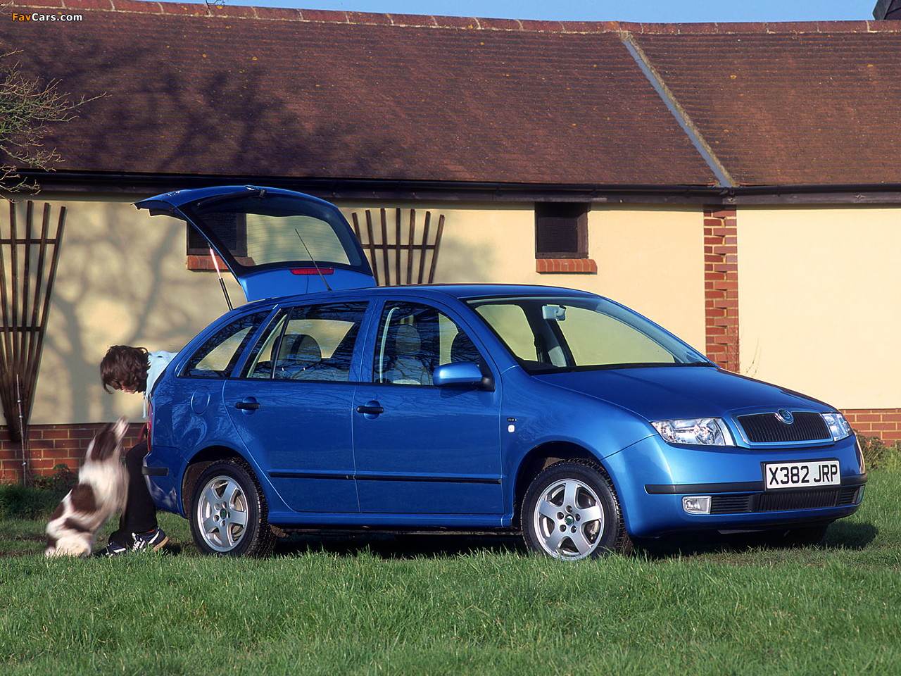 Škoda Fabia Combi UK-spec (6Y) 2000–05 photos (1280 x 960)