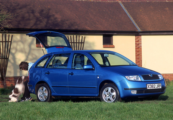 Škoda Fabia Combi UK-spec (6Y) 2000–05 photos
