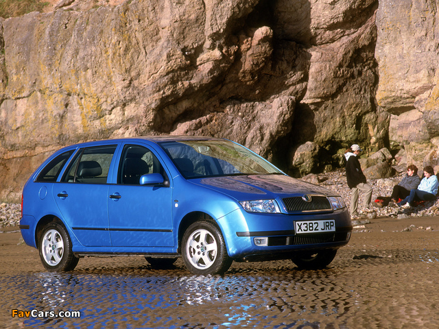 Škoda Fabia Combi UK-spec (6Y) 2000–05 wallpapers (640 x 480)