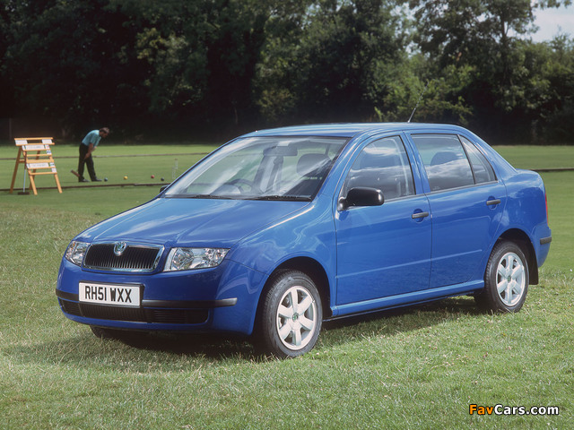 Škoda Fabia Sedan UK-spec (6Y) 2001–05 pictures (640 x 480)