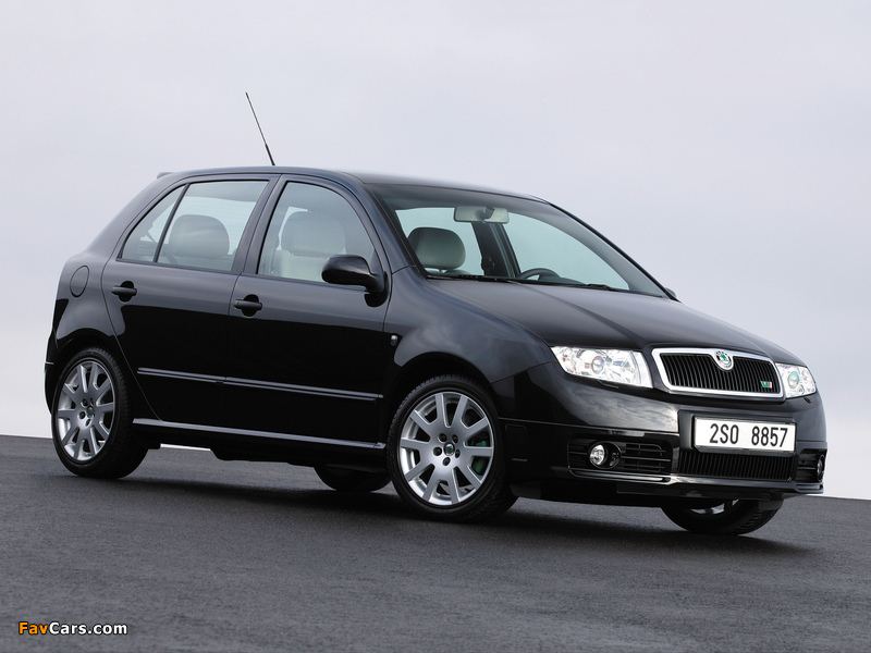 Škoda Fabia RS (6Y) 2003–05 images (800 x 600)