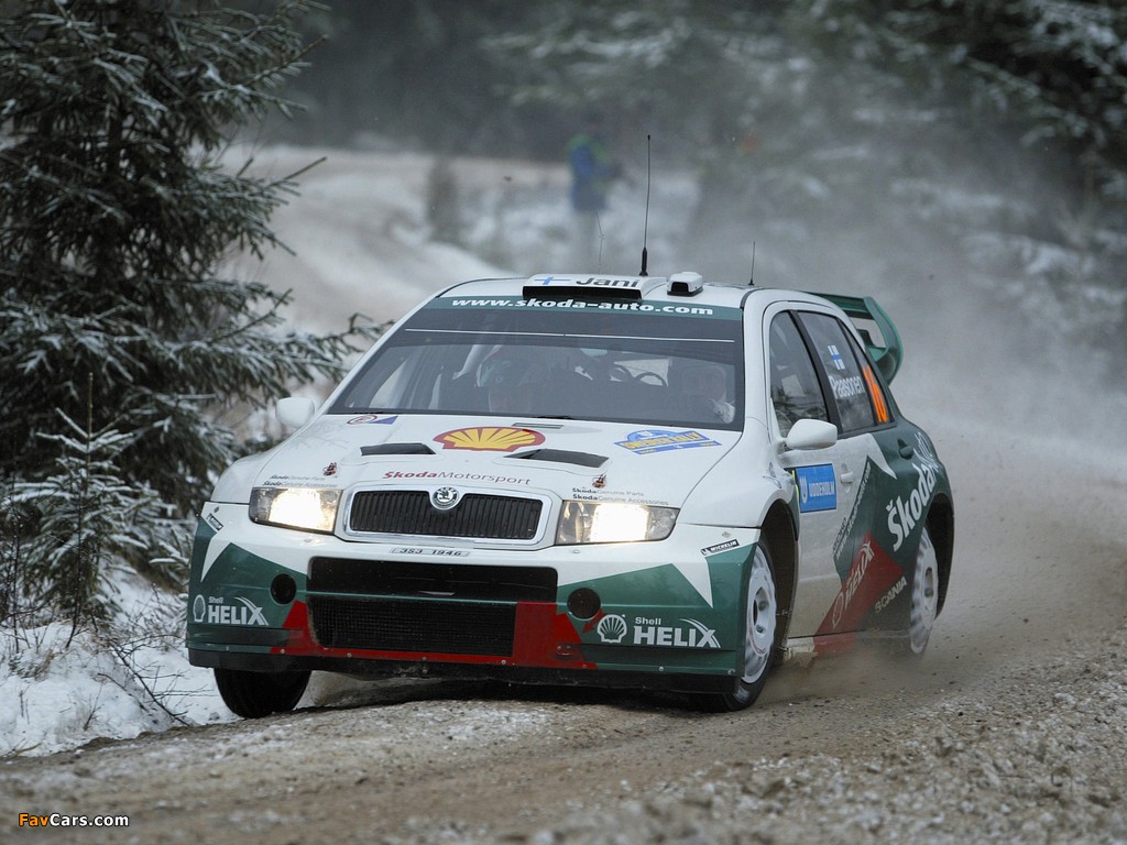 Škoda Fabia WRC (6Y) 2003–08 images (1024 x 768)