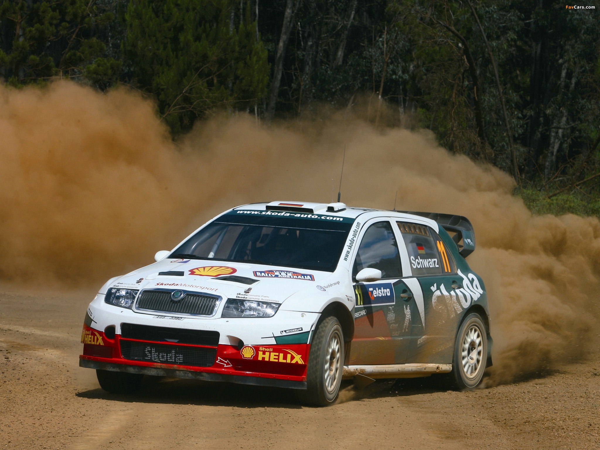 Škoda Fabia WRC (6Y) 2003–08 wallpapers (2048 x 1536)