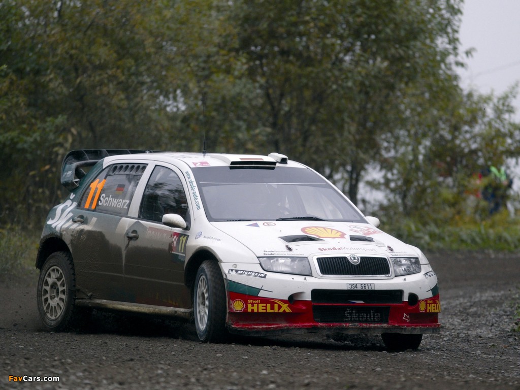 Škoda Fabia WRC (6Y) 2003–08 wallpapers (1024 x 768)