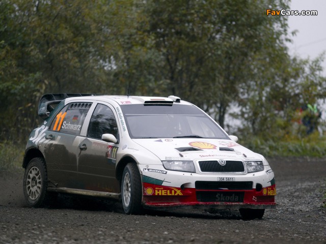 Škoda Fabia WRC (6Y) 2003–08 wallpapers (640 x 480)